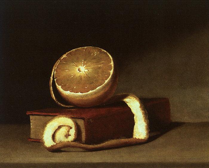 Raphaelle Peale Still Life with Orange and Book France oil painting art